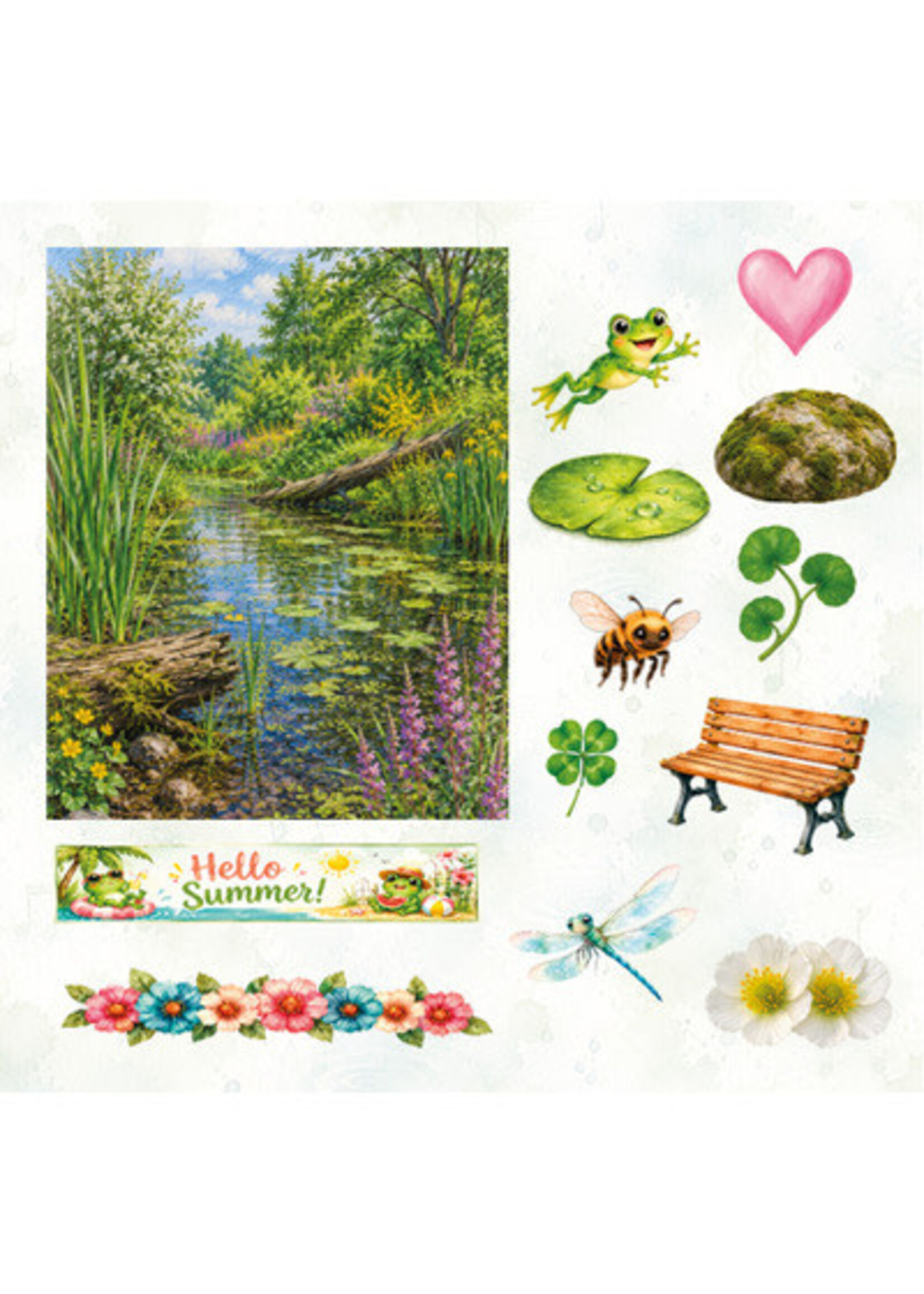 BBBSS10002 - Build A Scene Set – Joyful Hoppers