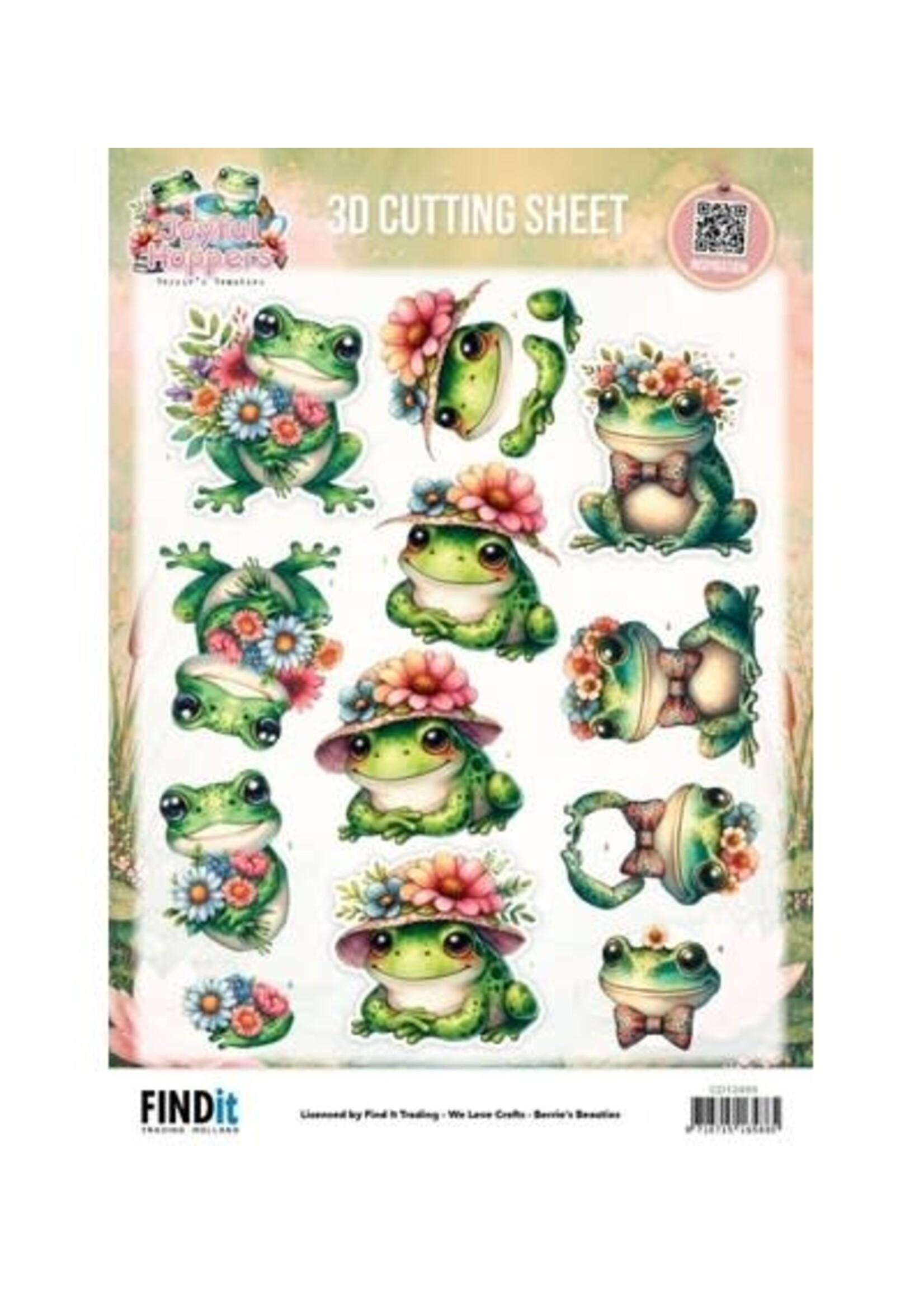 CD12493 - 3D-knipvel – Bouquet Of Joy