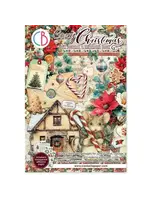 Cozy Christmas A4 Junk Journal Ephemera Book (32pcs) (CBB031)