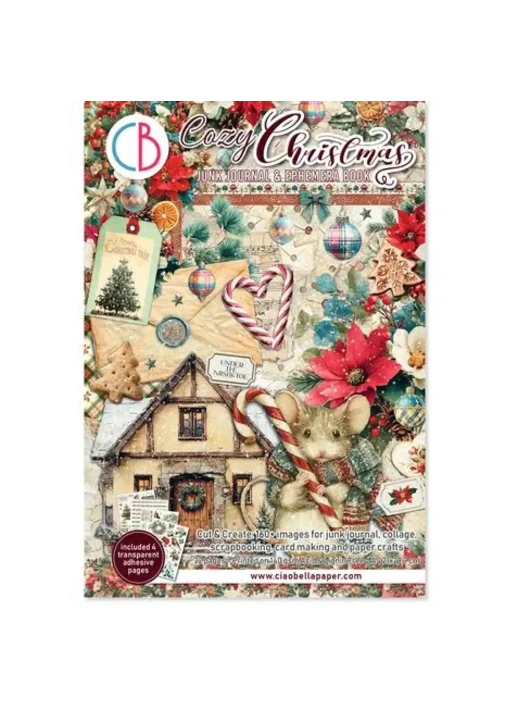 Cozy Christmas A4 Junk Journal Ephemera Book (32pcs) (CBB031)