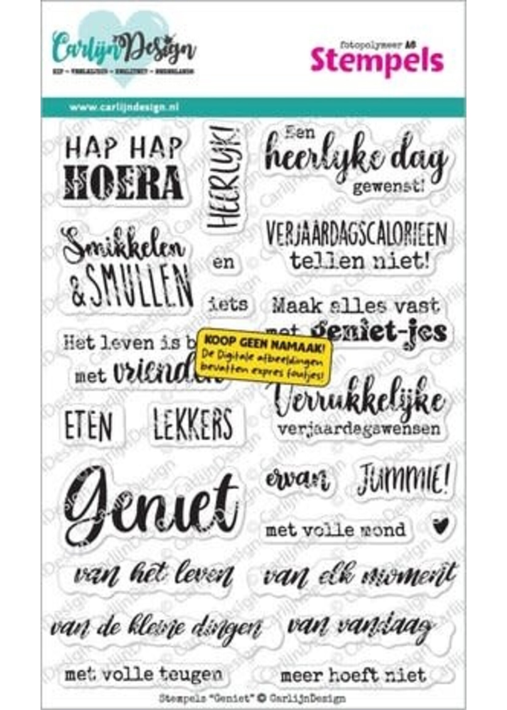 Stempels Geniet by CarlijnDesign (CDST-0182)