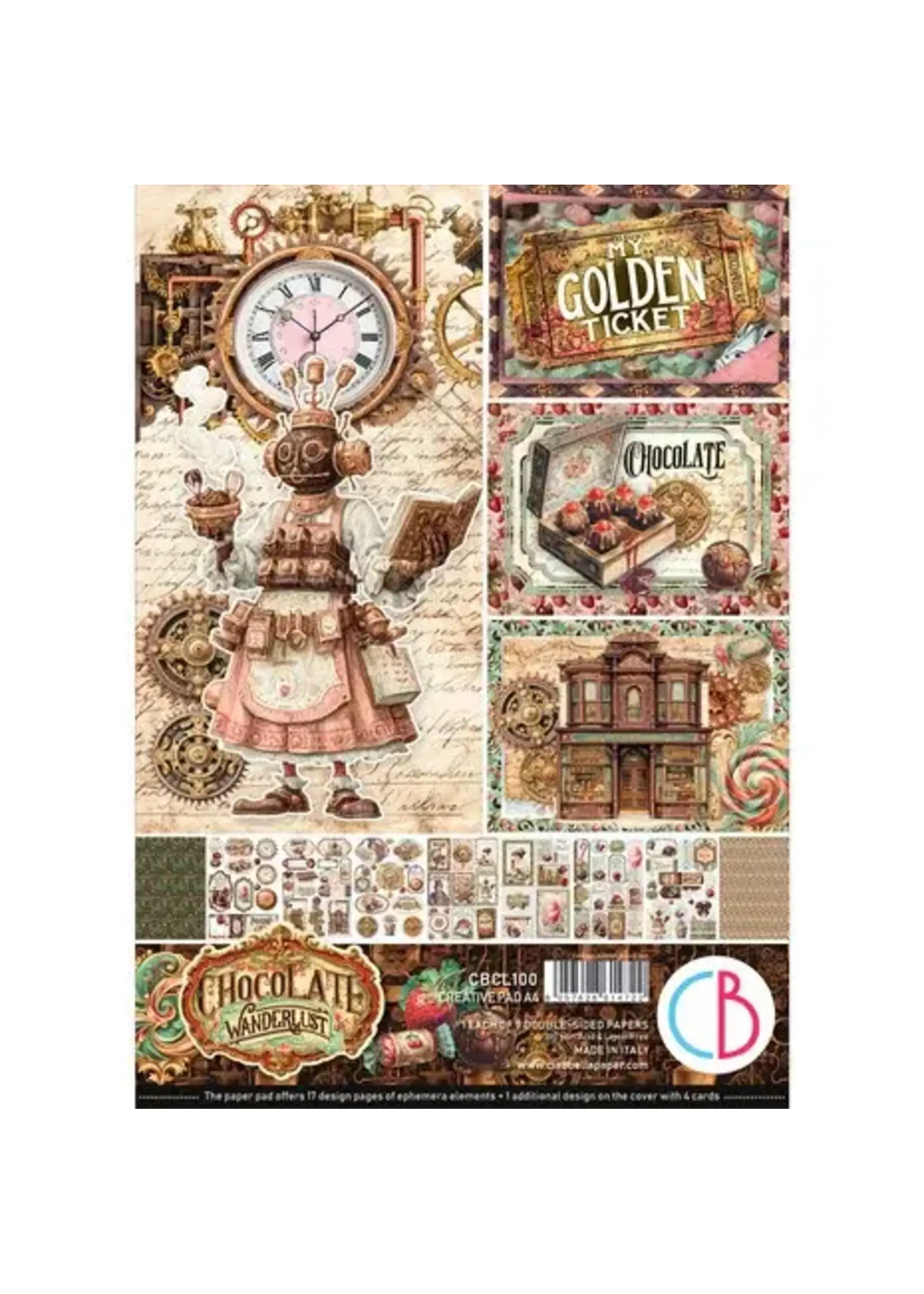 The Chocolate Factory A4 Creative Pad (9pcs) (CBCL100)