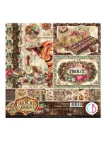 The Chocolate Factory 8x8 Inch Paper Pad (12pcs) (CBH100)