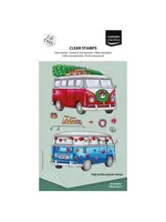 Vaessen Creative • Clear Stamps by Carla Creates Christmas Hippie Bus 1 18st. Vaessen Creative CAR0608