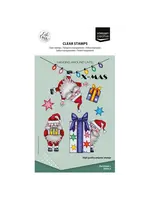 Vaessen Creative • Clear Stamps by Carla Creates Christmas Santa 2 10st. Vaessen Creative CAR0605