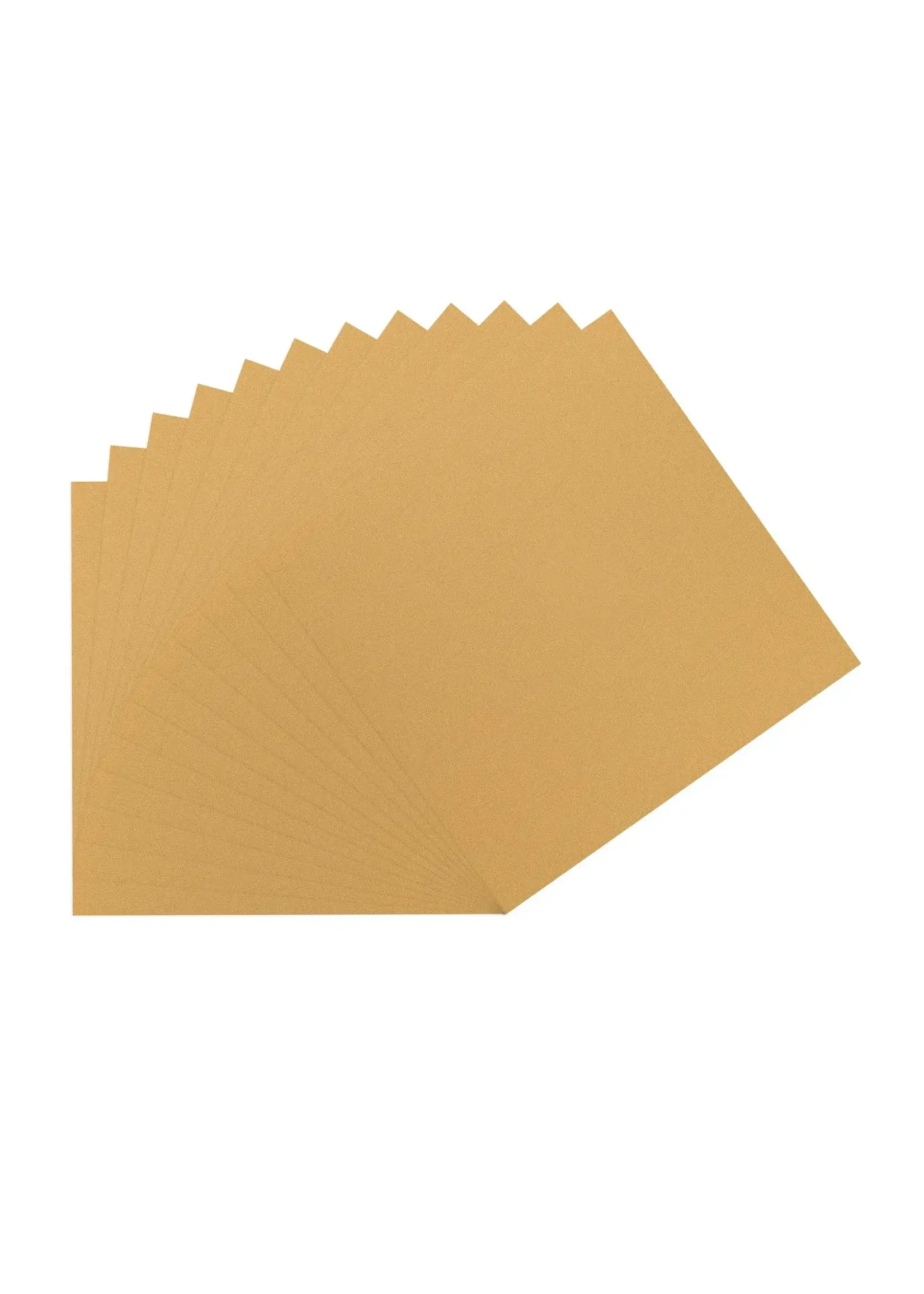 Vaessen Creative • Cardstock Papier 210g Glad 30,5x30,5cm Goud 12x Vaessen Creative 2932-004