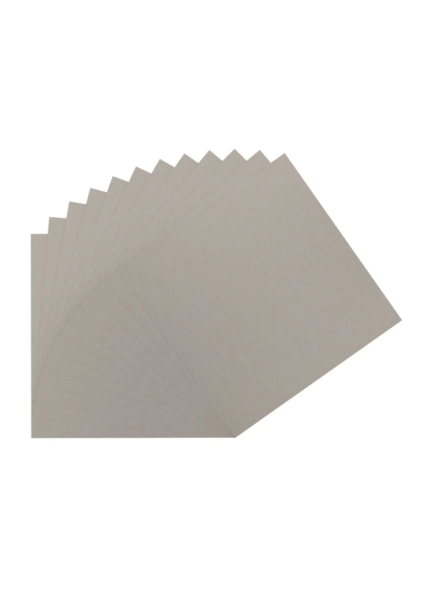 Vaessen Creative • Cardstock Papier 210g Glad 30,5x30,5cm Zilver 12x Vaessen Creative 2932-002