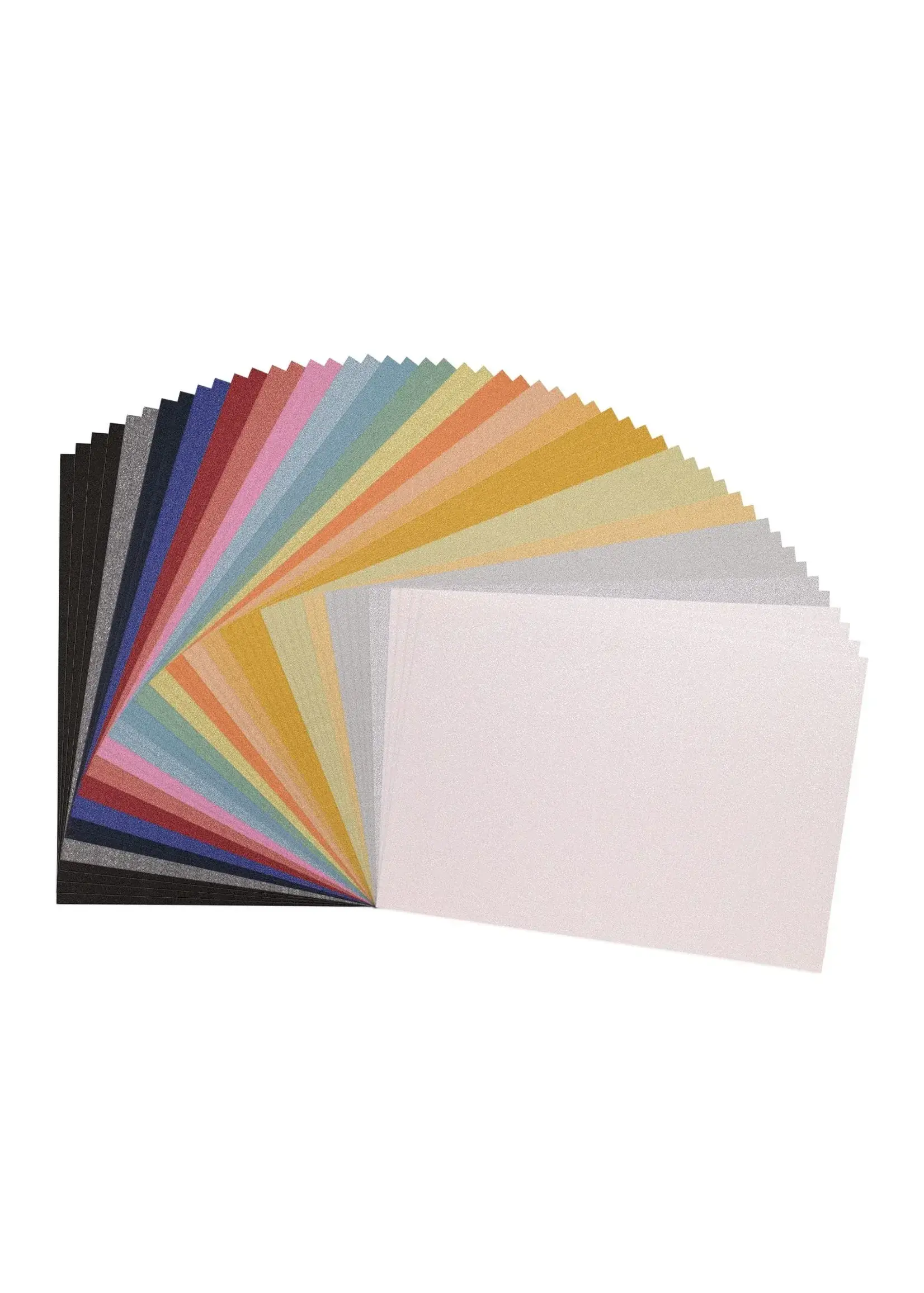 Vaessen Creative • Cardstock Papier 250g A4 Glitter Mix 50x