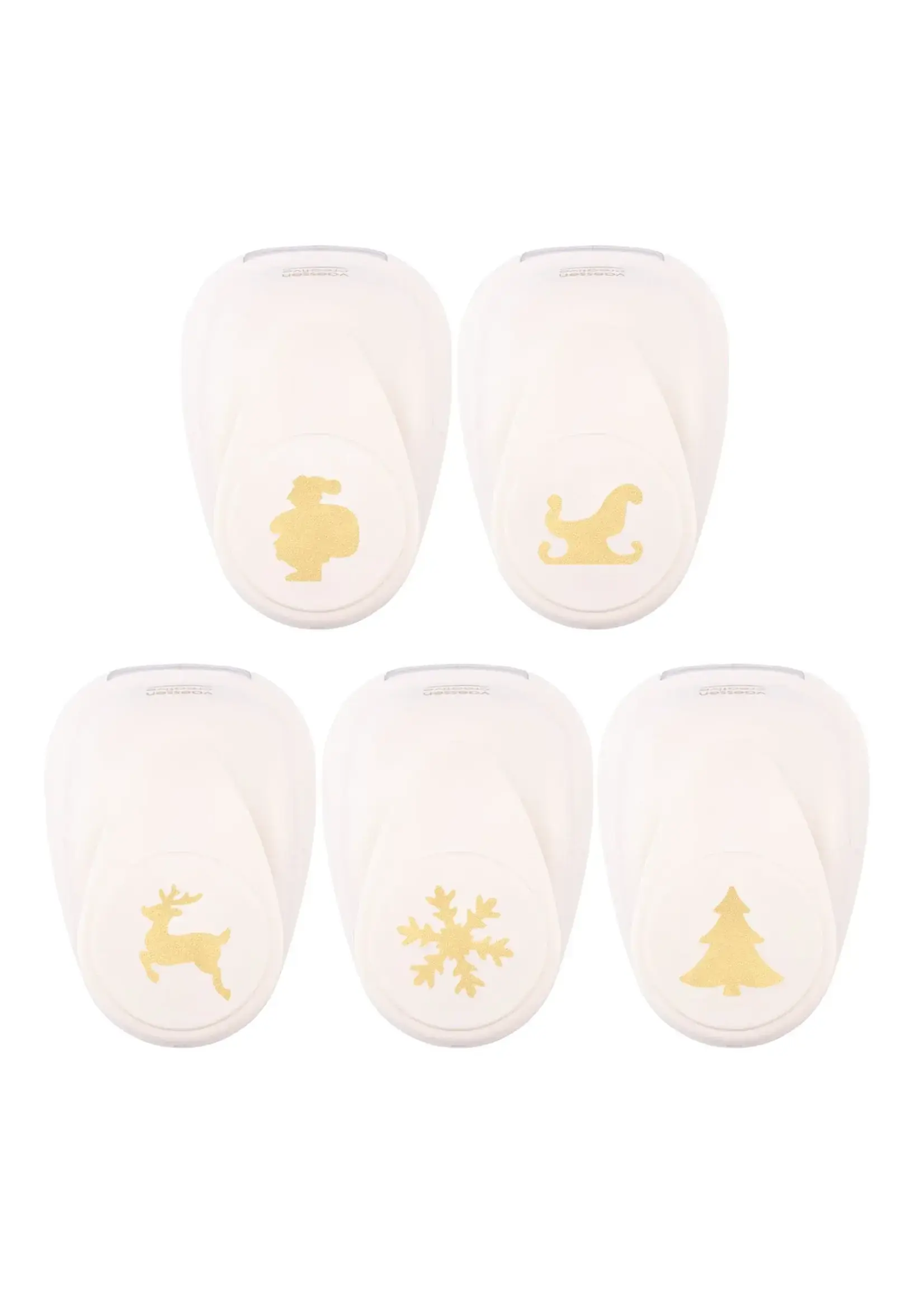 Vaessen Creative • Figuurpons Set Ho Ho Ho Medium 5st. Vaessen Creative 2137-503