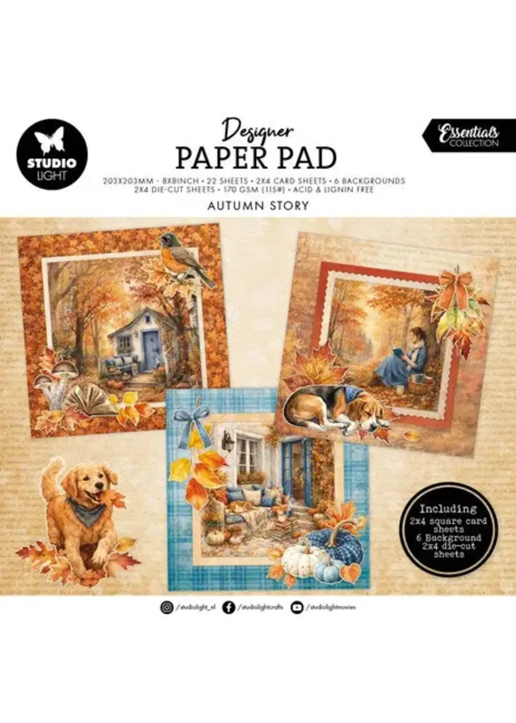 Autumn Story Essentials A4 Mixed Paper Pad (SL-ES-DCPP504)