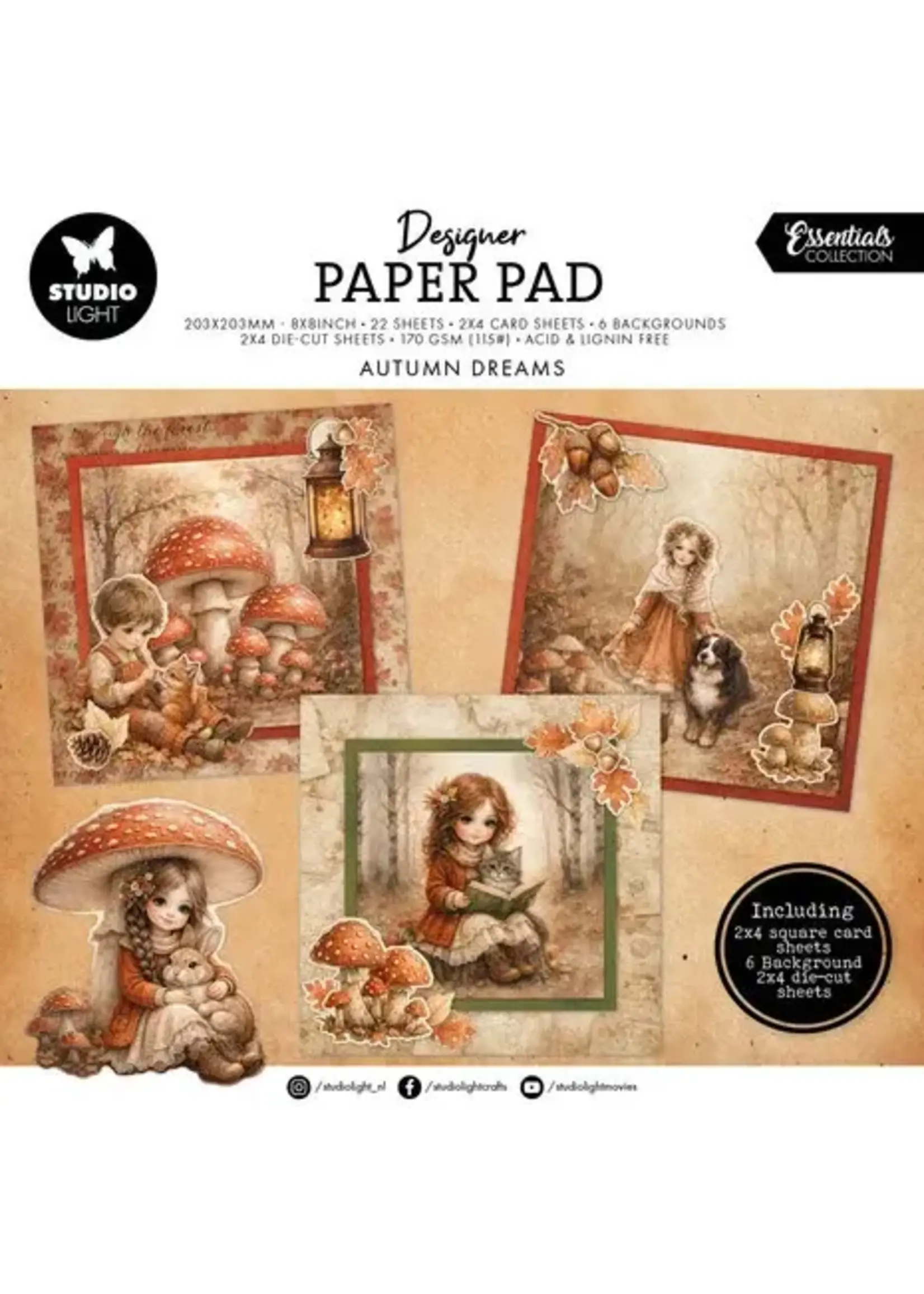 Autumn Dreams Essentials A4 Mixed Paper Pad (SL-ES-DCPP505)