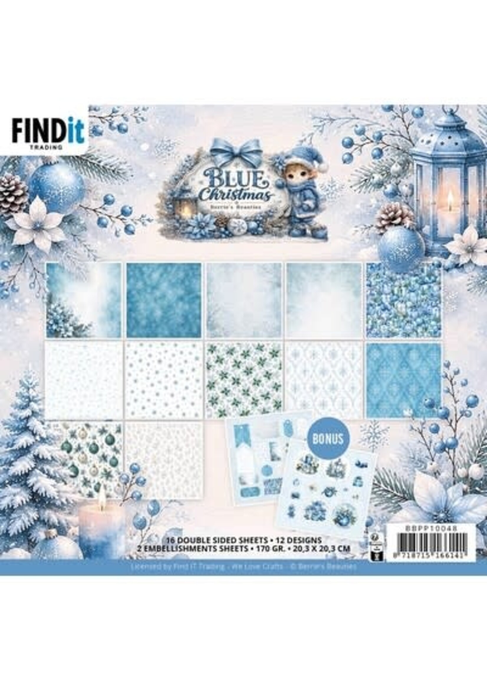 BBPP10048 - Paperpack – Blue Christmas
