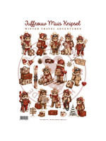 Juffrouw Muis Knipsel - Winter Travel Adventures