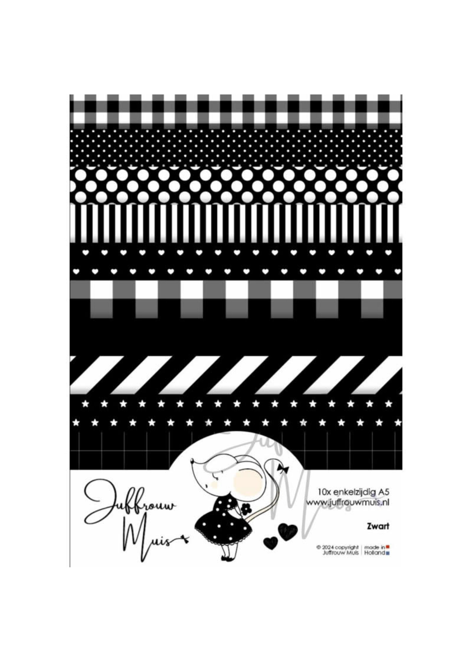 Tiny Cardstock - A5 - Zwart