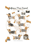 Juffrouw Muis Knipsel - Dachshund Darling