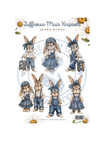 Juffrouw Muis Knipsel - Jeans Bunny