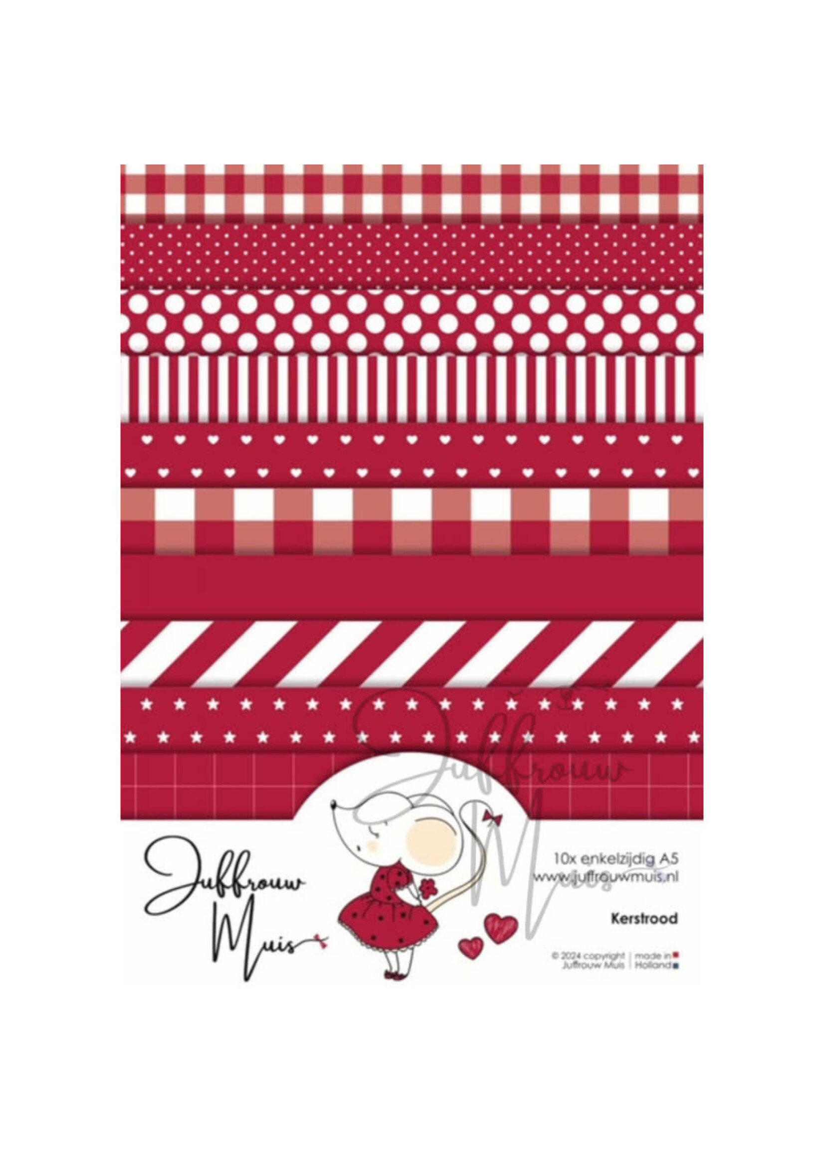 Tiny Cardstock - A5 - Kerstrood