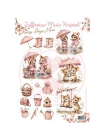 Juffrouw Muis Knipsel - Rainy Days Mice