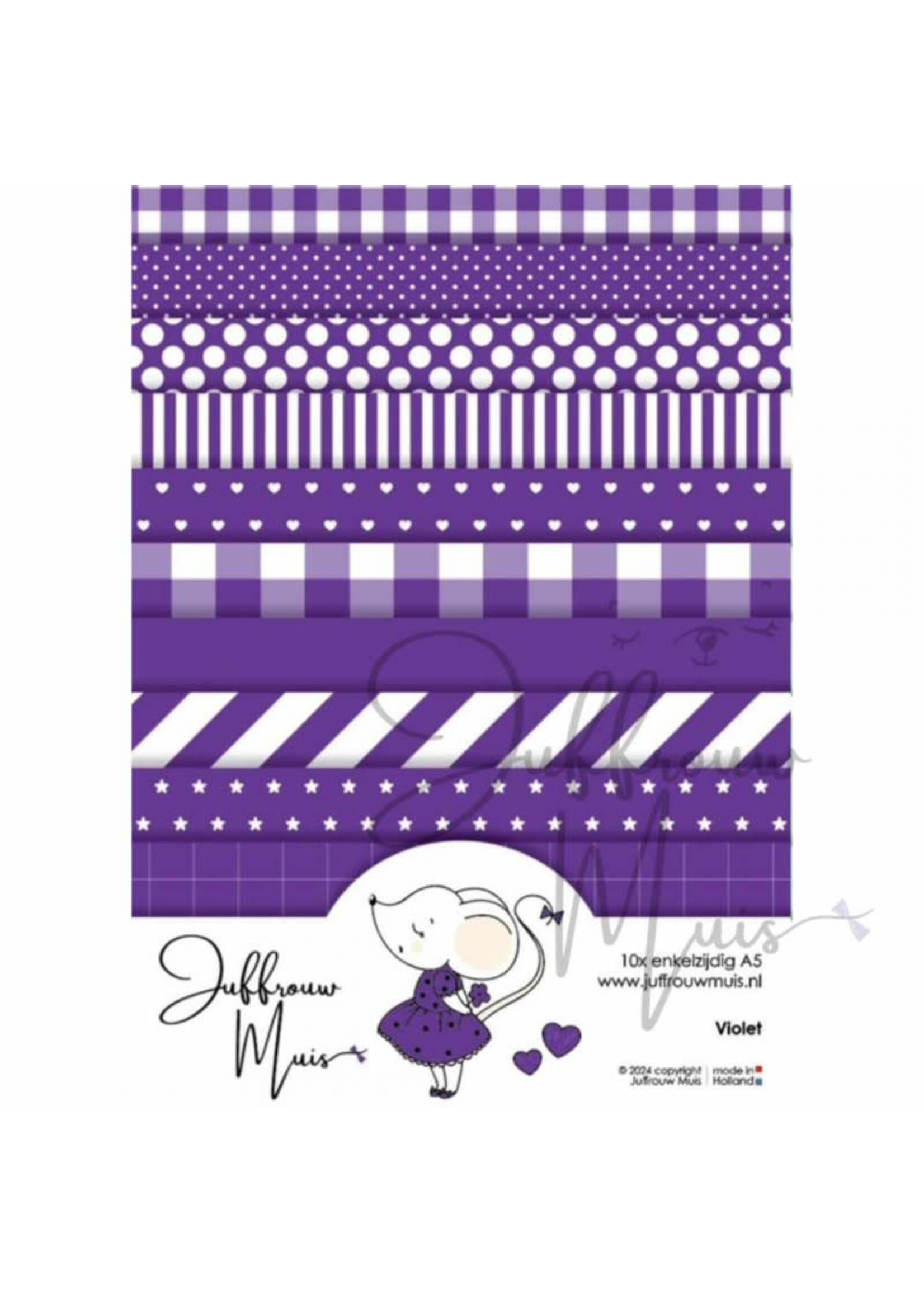 Tiny Cardstock - A5 - Violet - Silk Edition