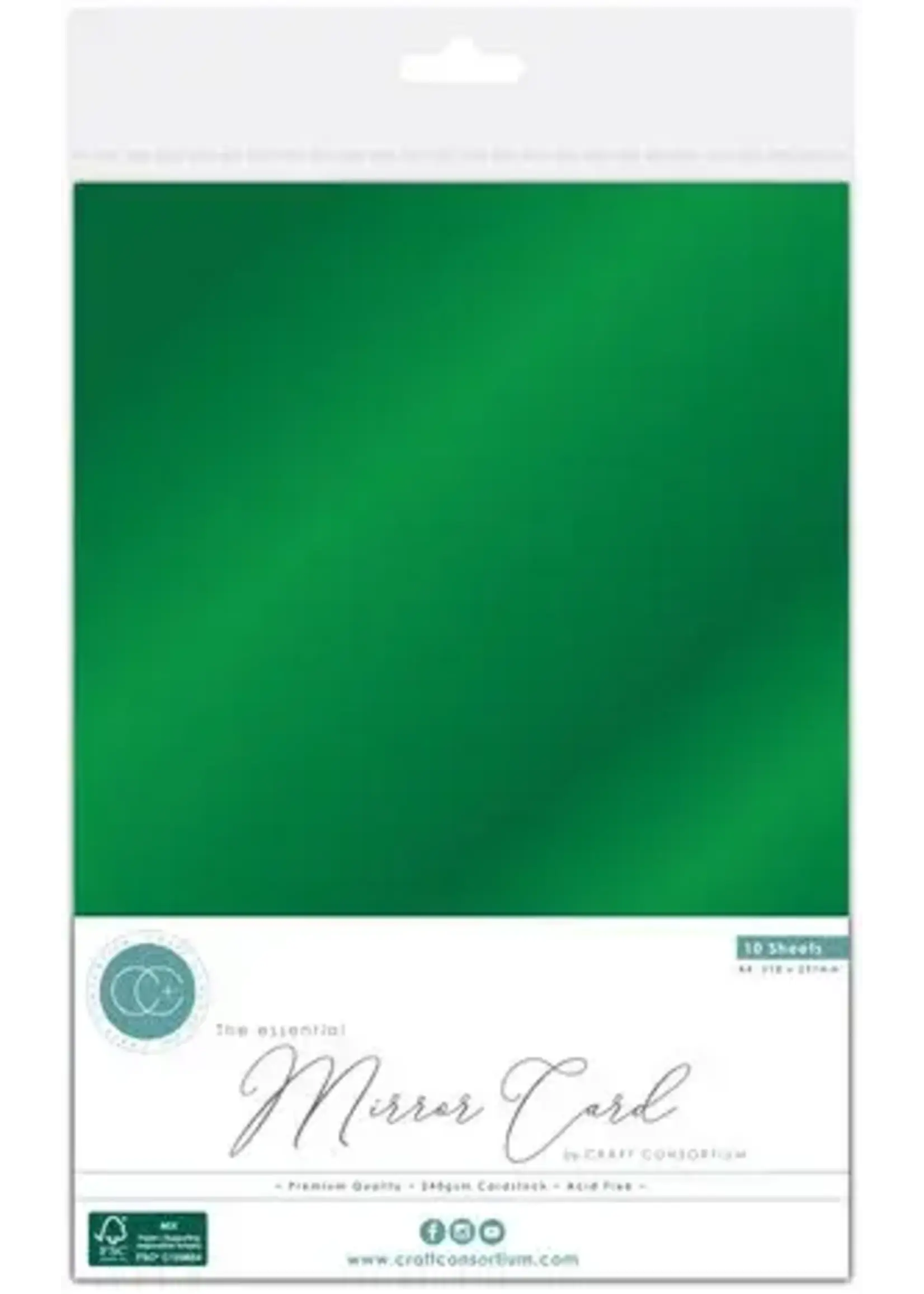 The Essential Mirror Card A4 Green (10pcs) (CCEMC013)