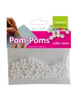 Vaessen Creative • Krijt tool pompoms 5mm Vaessen Creative 3014-006