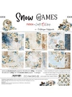 SNEEUWSPELLEN - een set papieren van 30,5x30,5 cm