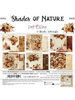SHADES OF NATURE - een set papieren van 15,25x15,25cm