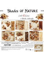 SHADES OF NATURE - een set papieren van 20,3x20,3 cm
