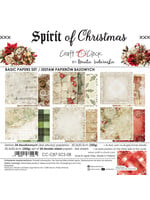 SPIRIT OF CHRISTMAS - een set papieren van 20,3x20,3 cm - BASIC