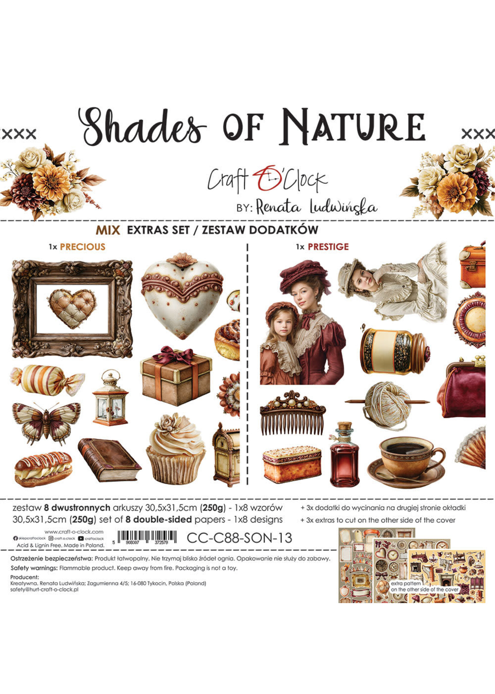 SHADES OF NATURE - EXTRAS set - MIX