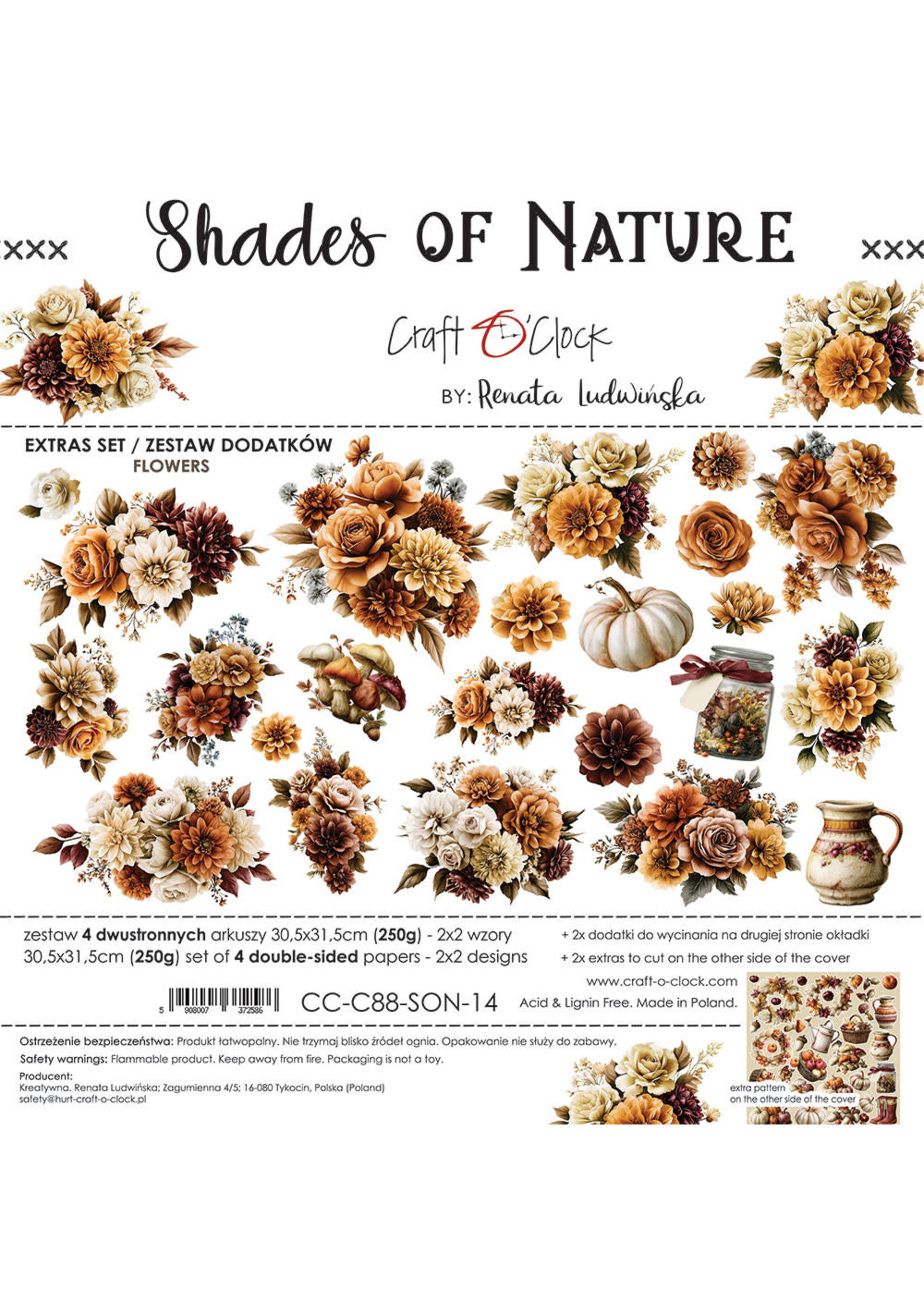 SHADES OF NATURE - EXTRAS set - BLOEMEN