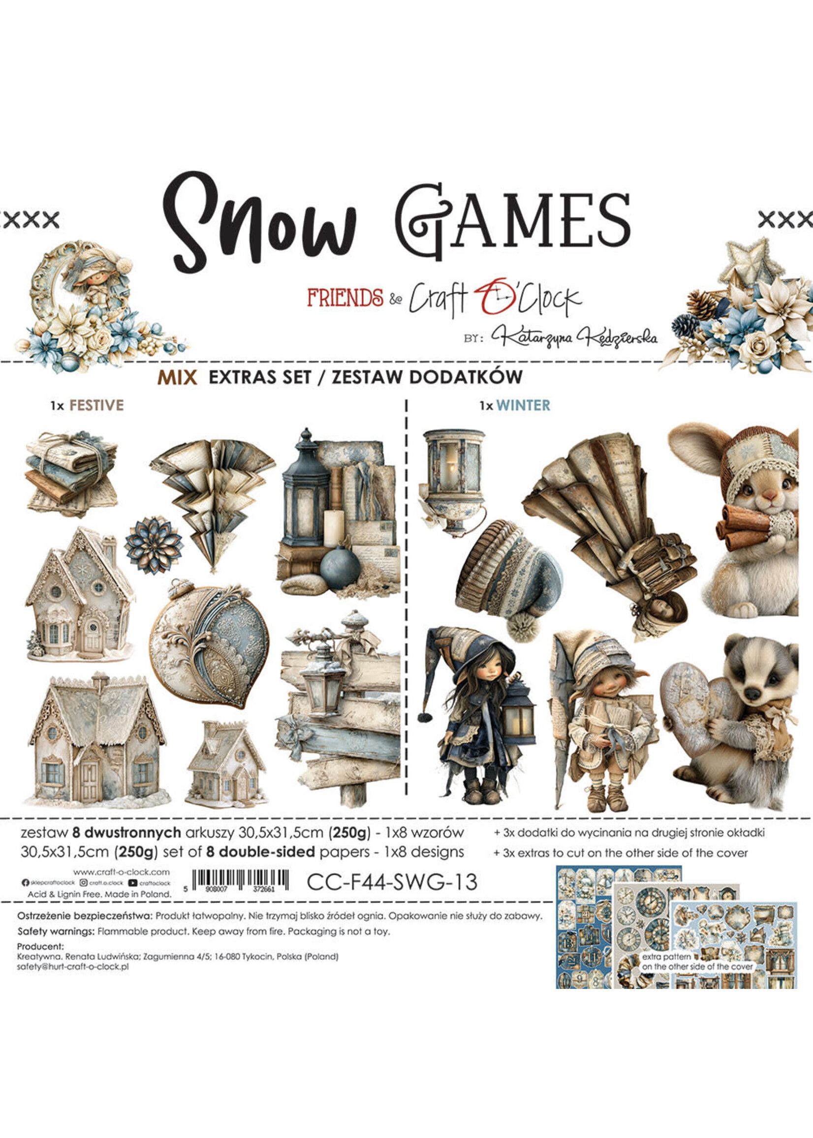 SNOW GAMES - EXTRAS set - MIX