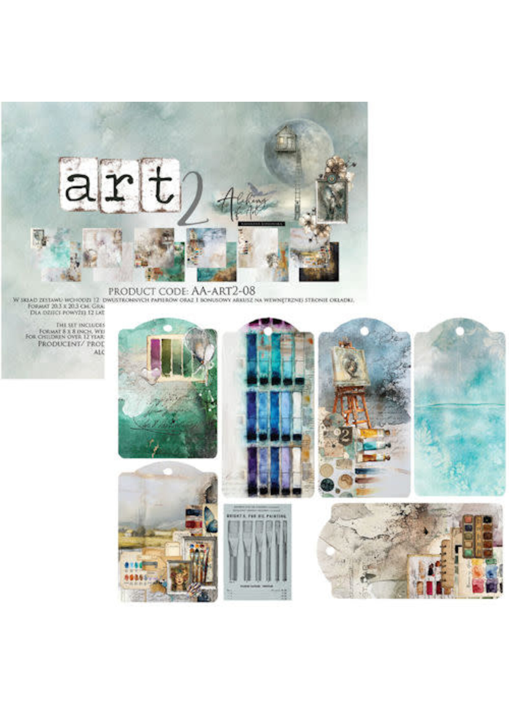 Alchemy of Art - 20x20 cm set - Art2 08