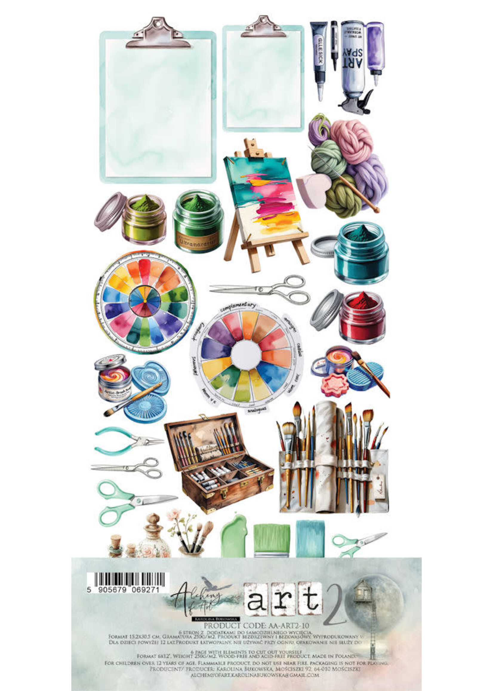 Alchemy of Art - 15x30 cm set - Art2 10