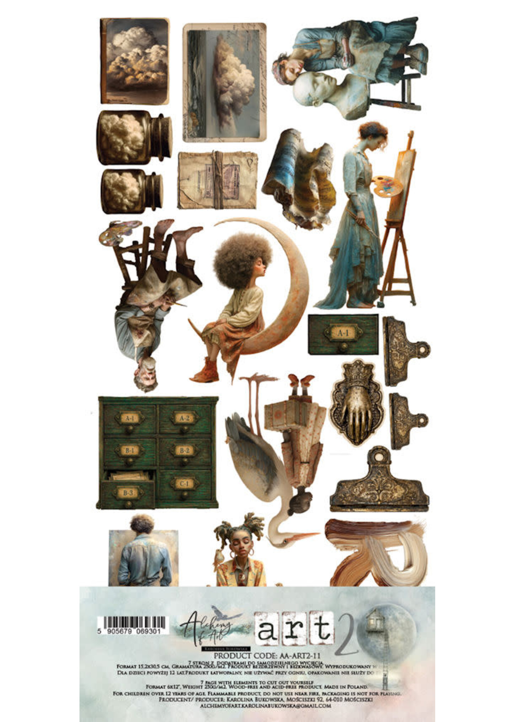 Alchemy of Art - 15x30 cm set - Art2 11