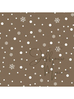 Sneeuwvlokje A4 papier (cappuchino)