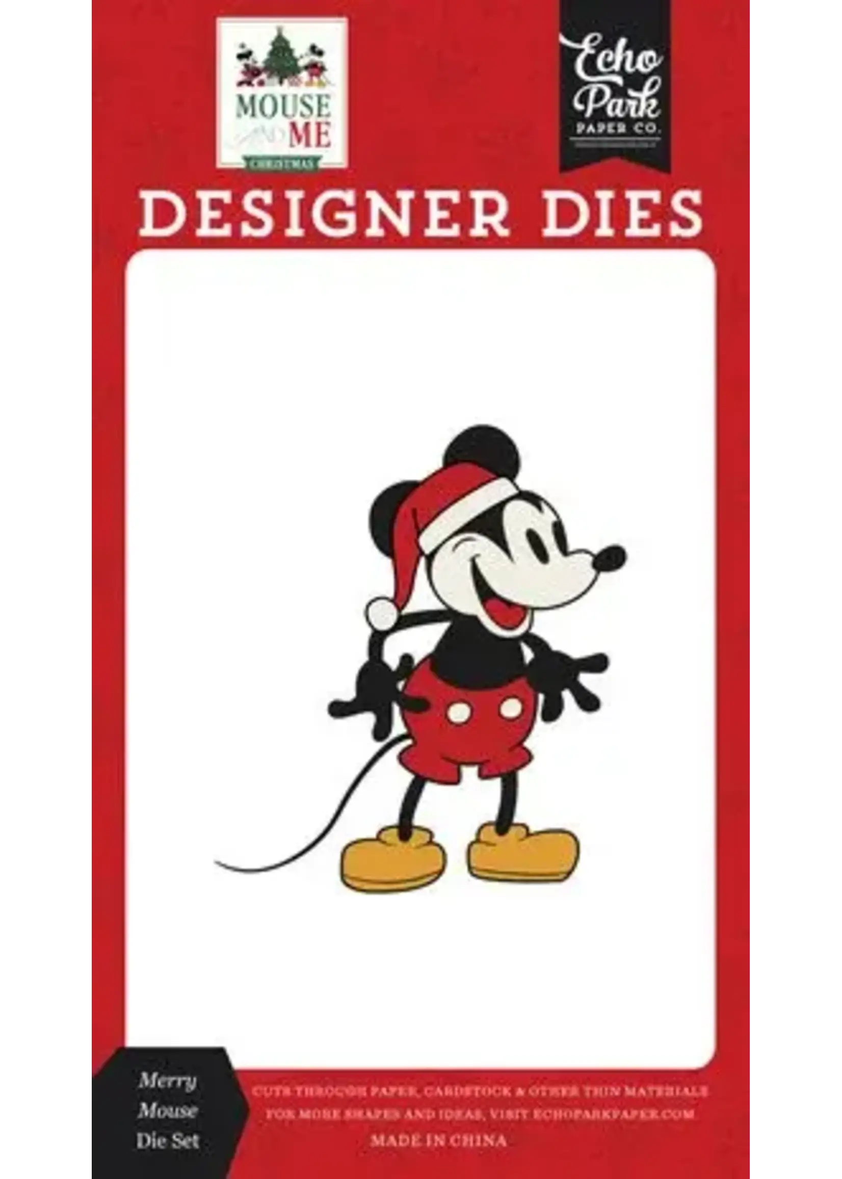 Mouse And Me Christmas Small Designer Die Set Merry Mouse (MMC520040)