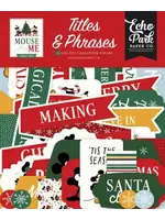 Mouse And Me Christmas Titles & Phrases (MMC520032)
