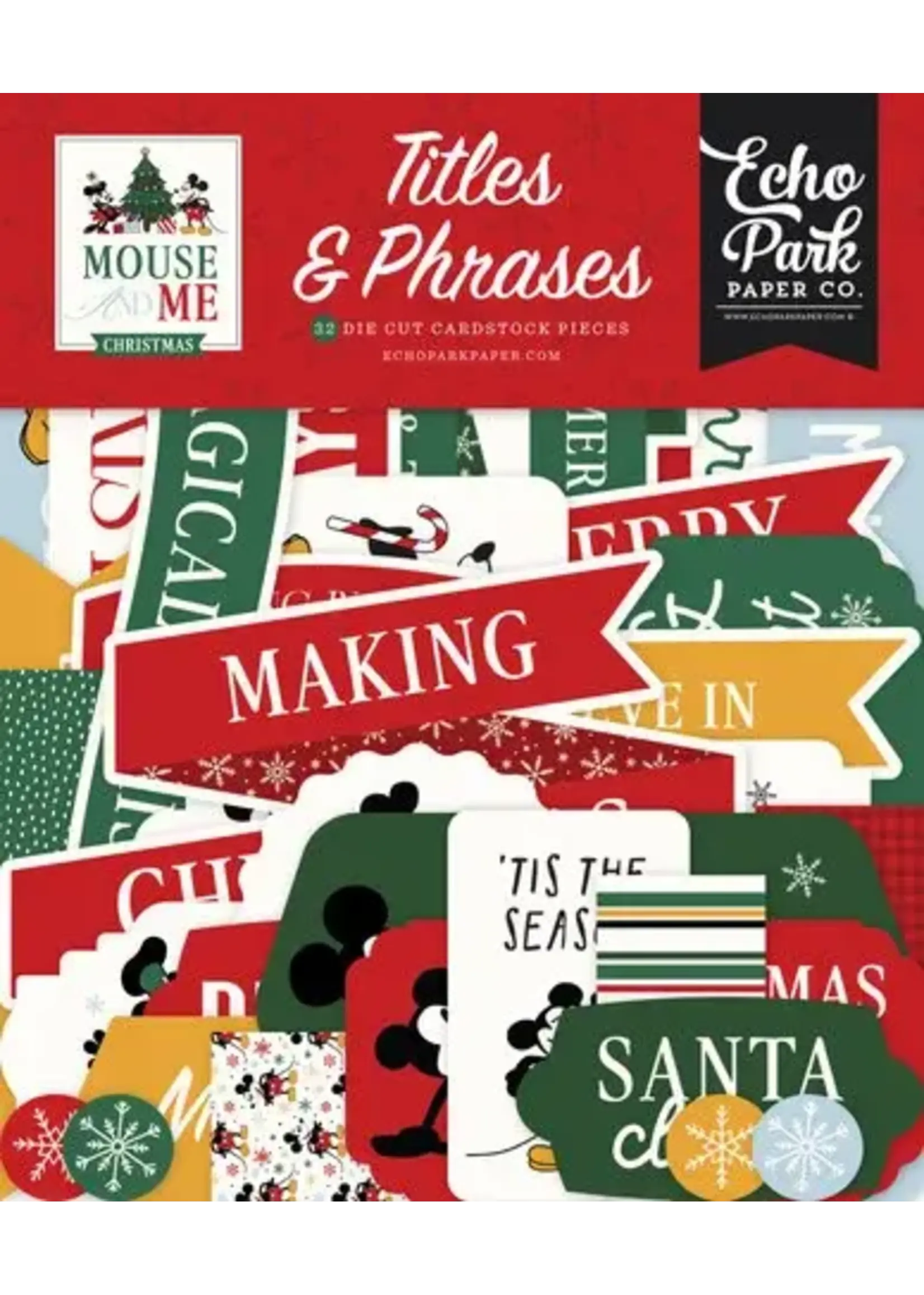 Mouse And Me Christmas Titles & Phrases (MMC520032)