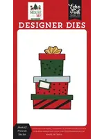 Mouse And Me Christmas Small Designer Die Set Stack Of Presents (MMC520041)