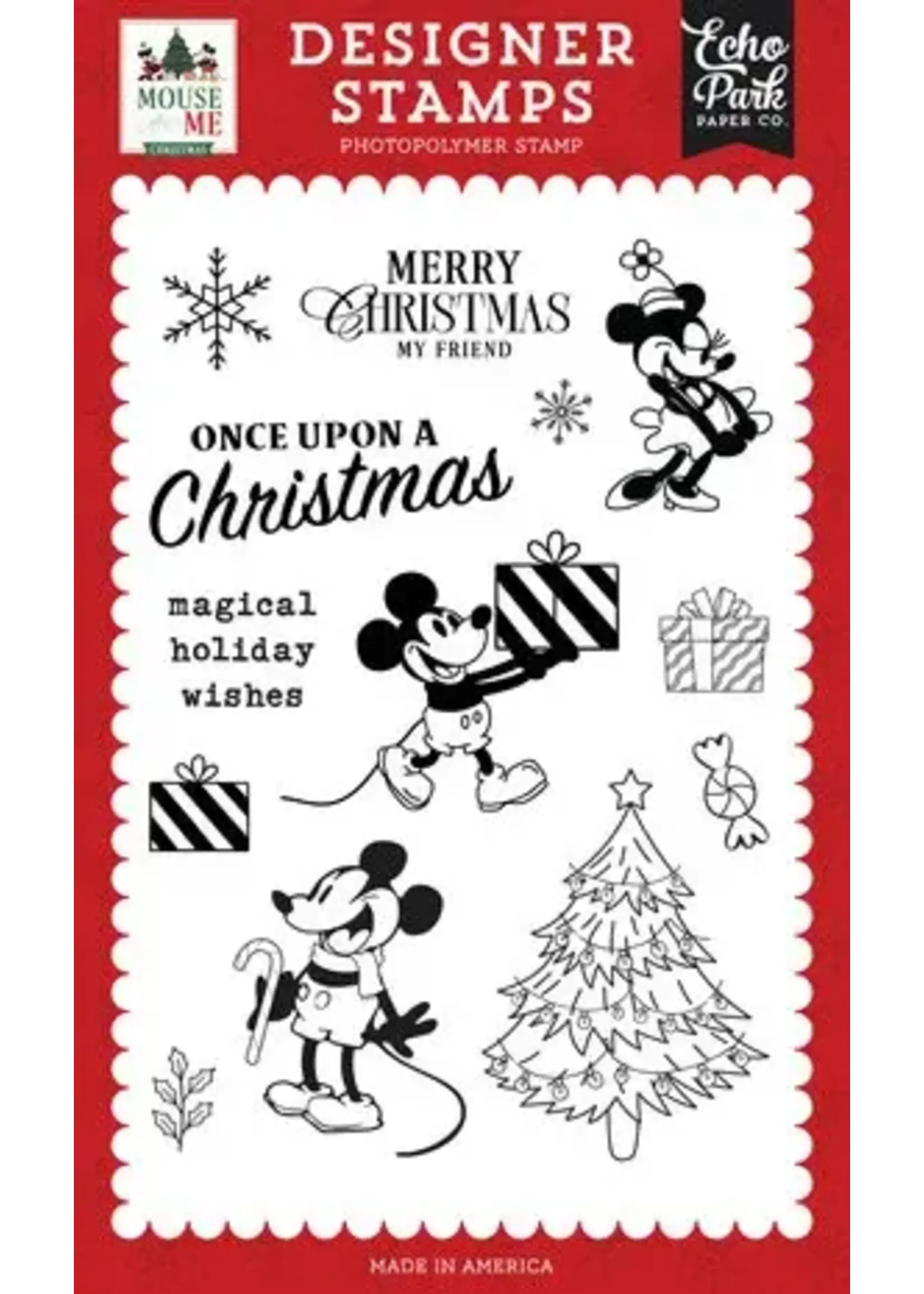 Mouse And Me Christmas Designer Stamp Set Once Upon A Christmas (MMC520046)