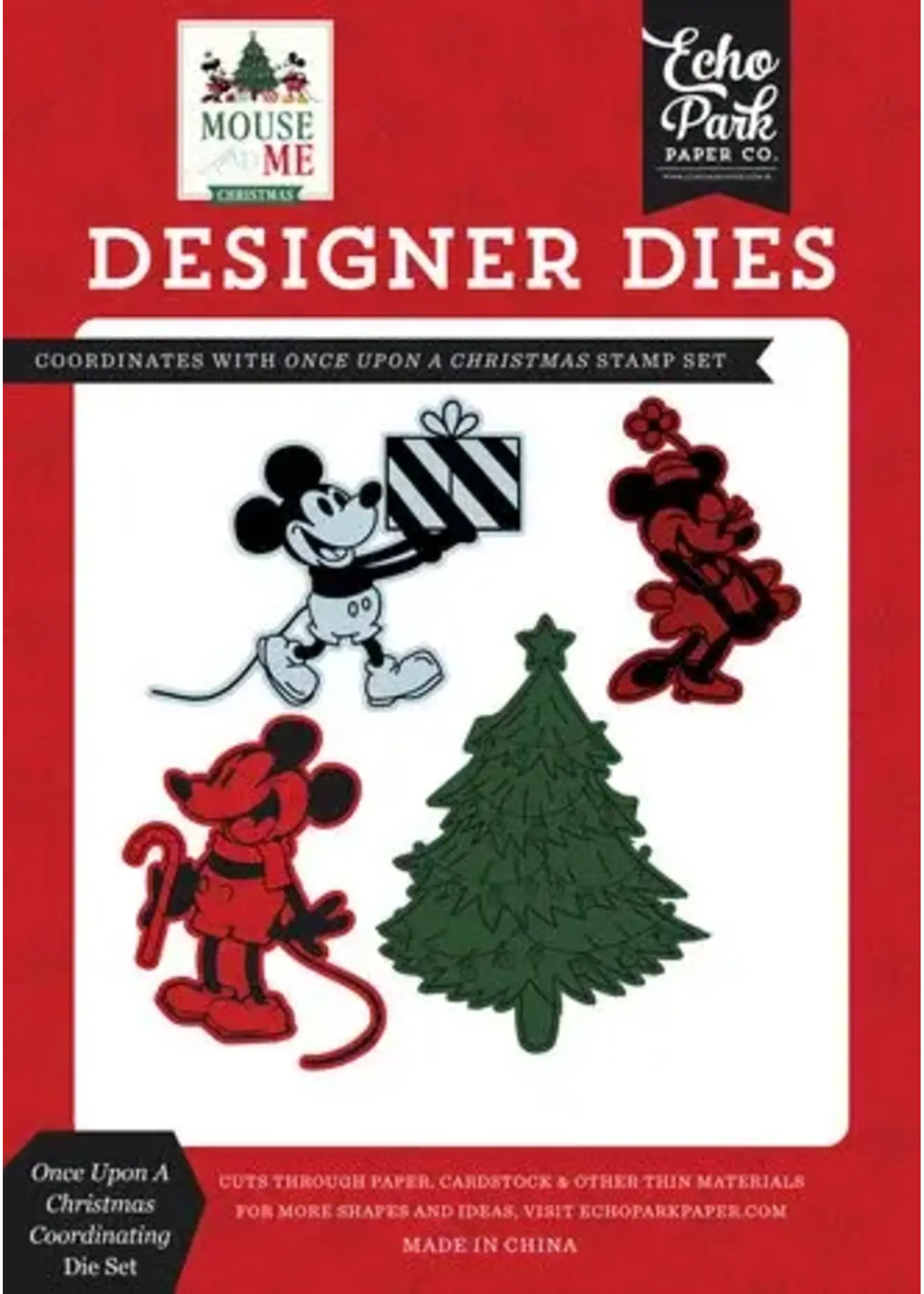 Mouse And Me Christmas Coordinating Medium Designer Die Set Once Upon A Christmas (MMC520043)