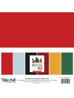 Mouse And Me Christmas 12x12 Inch Coordination Solids Paper Pack (MMC520015)