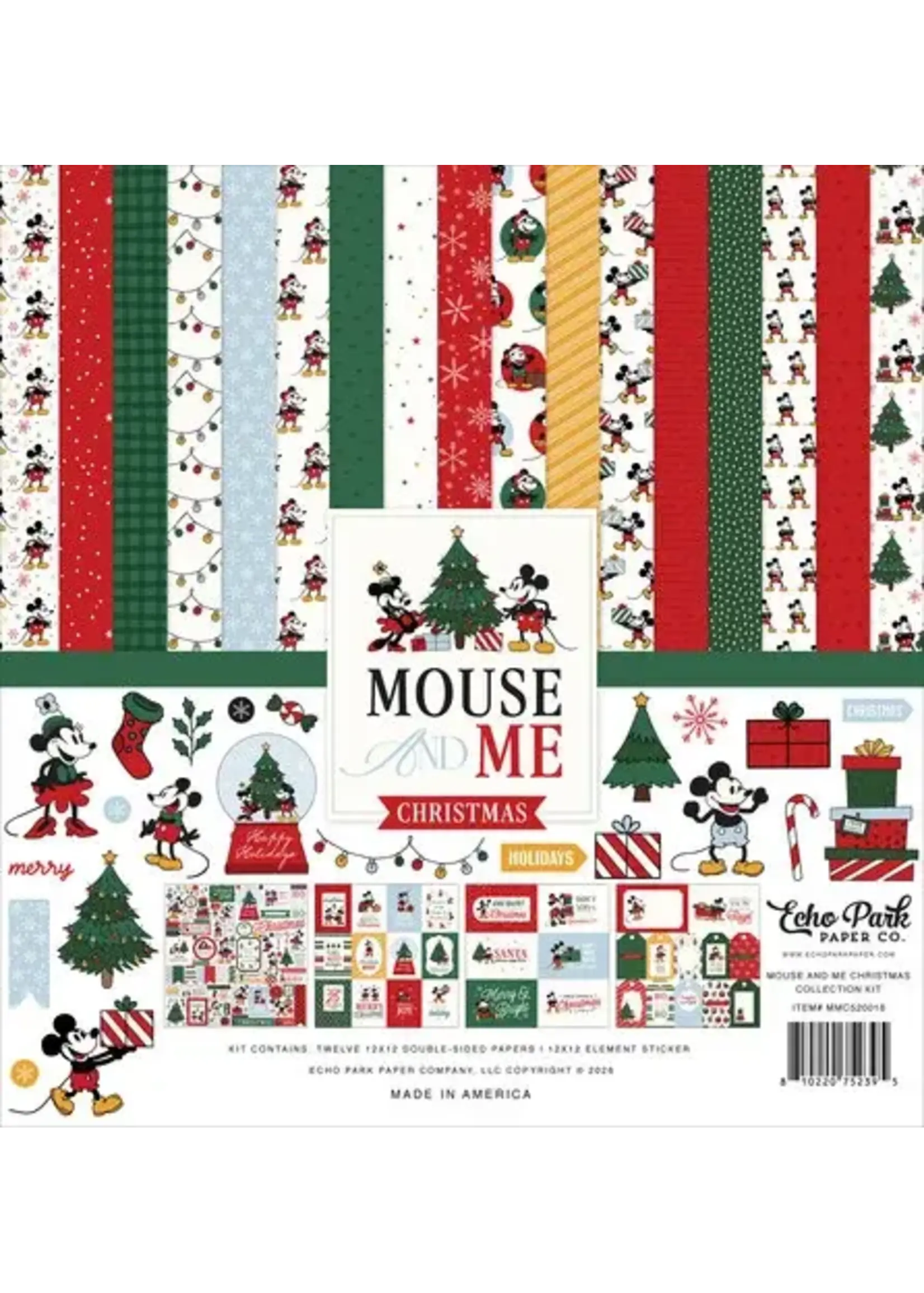 Mouse And Me Christmas 12x12 Inch Collection Kit (MMC520016)