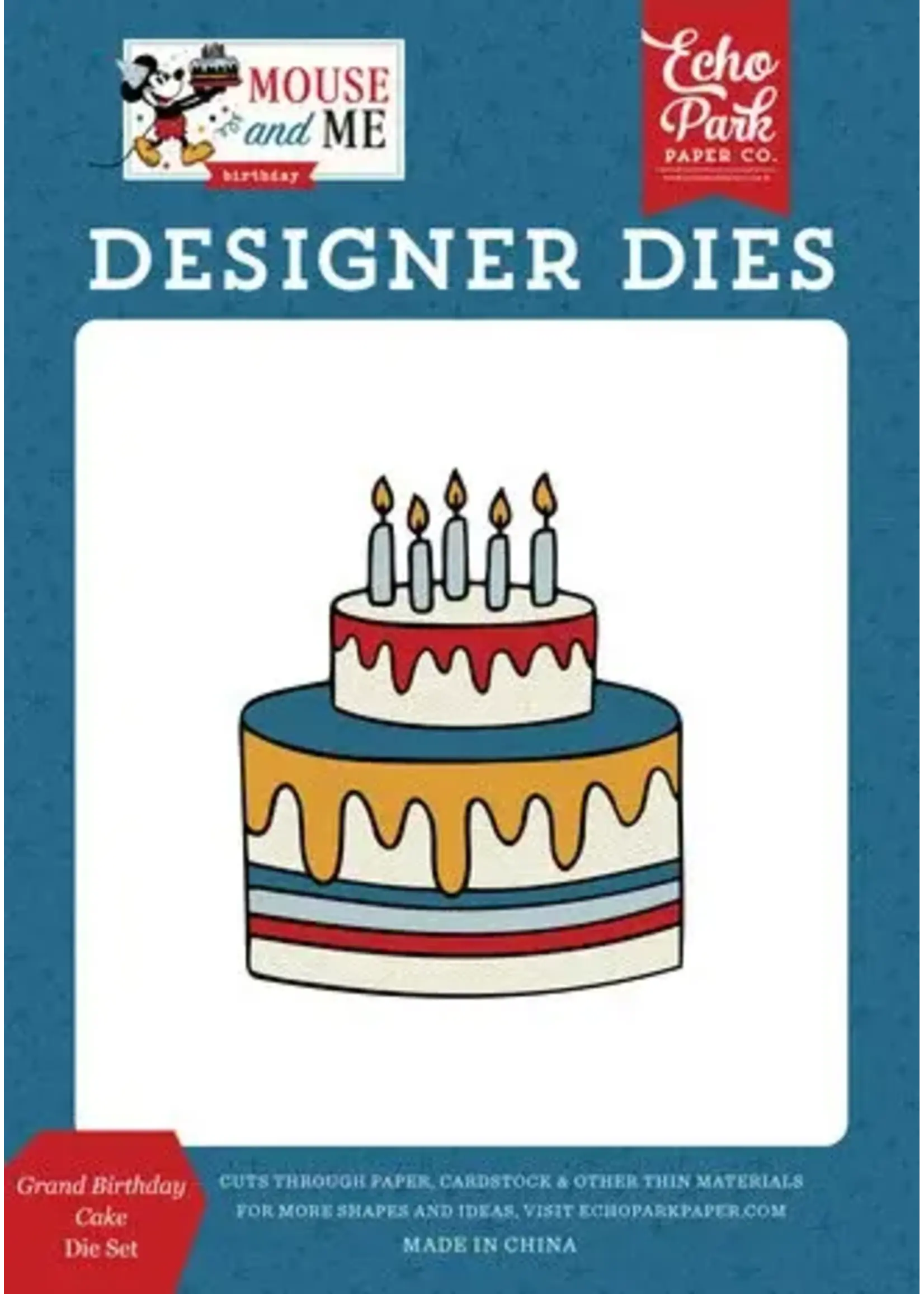 Mouse And Me Birthday Medium Dies Grand Birthday Cake (MMB509040)