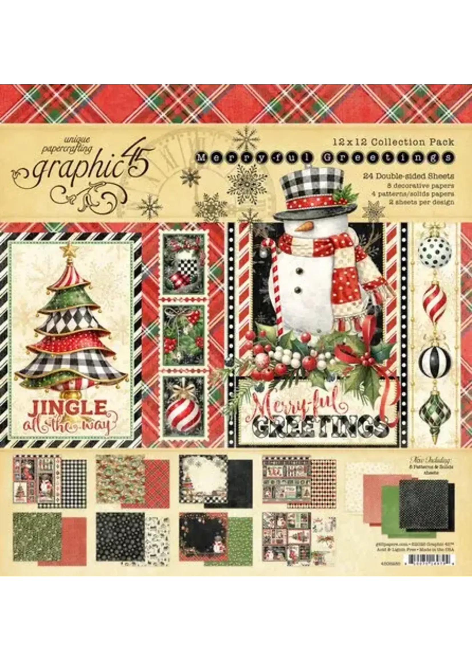 Merry-ful Greetings 12x12 Inch Collection Pack (4503285)