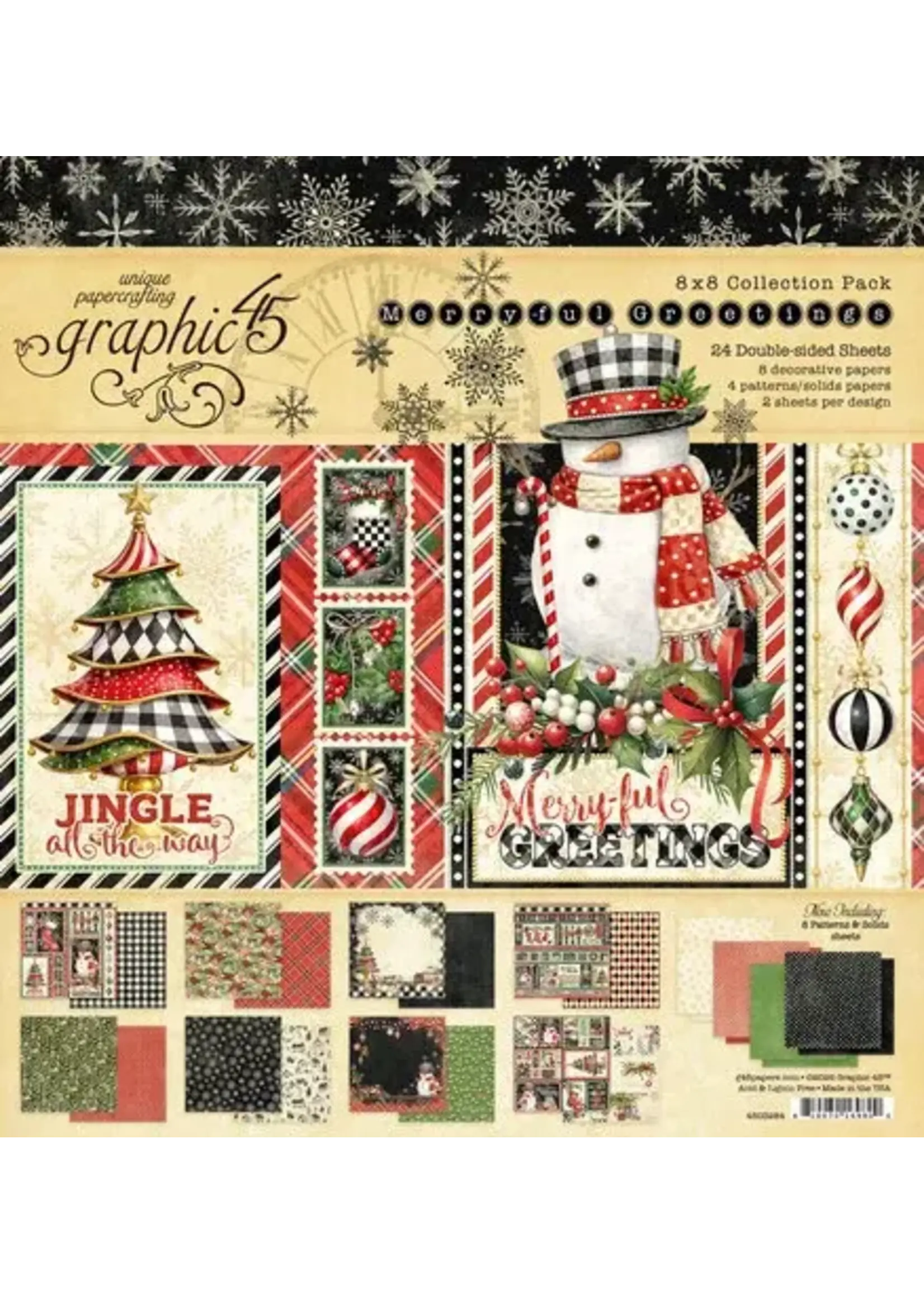 Merry-ful Greetings 8x8 Inch Collection Pack (4503284)