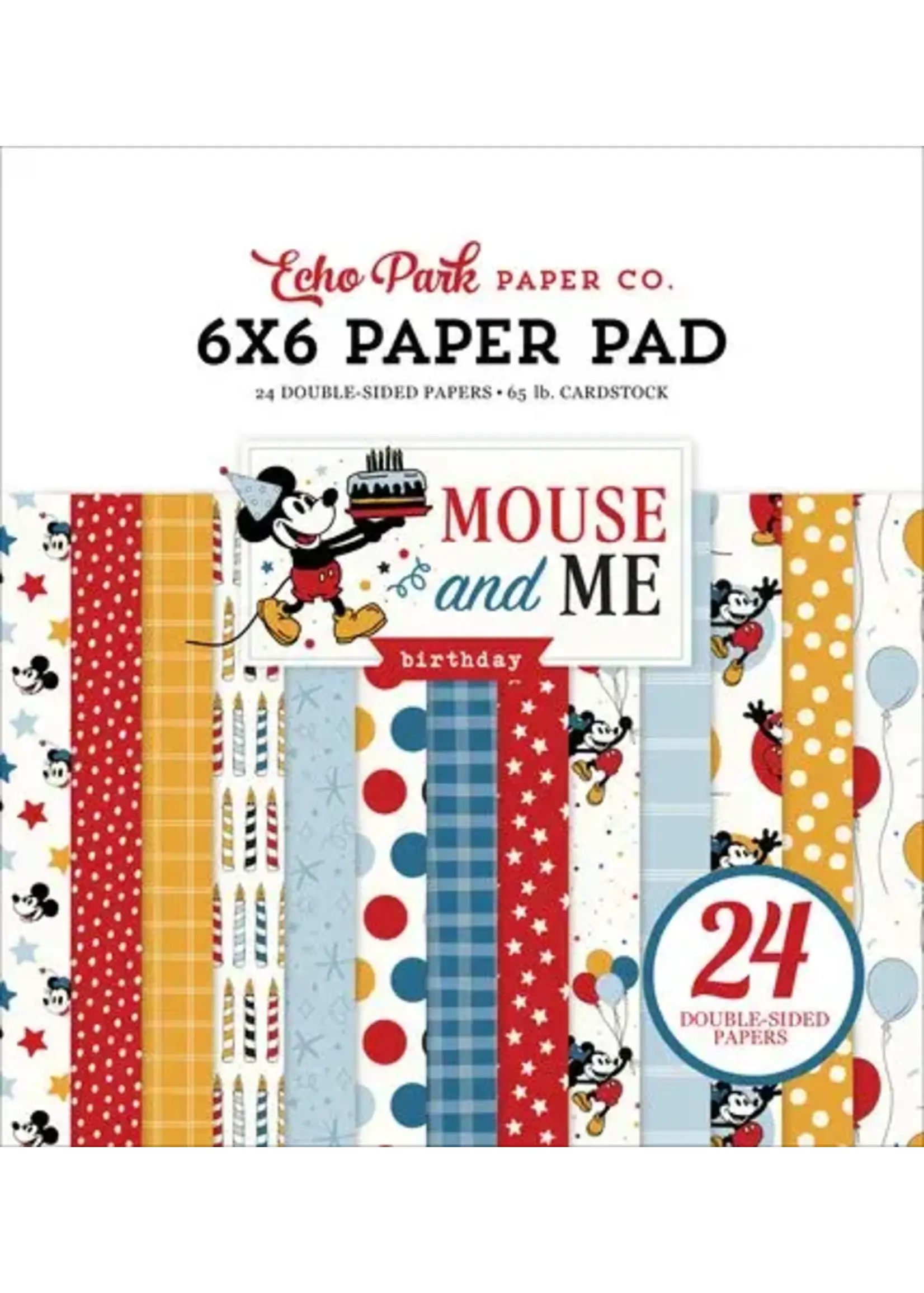 Mouse And Me Birthday 6x6 Inch Paper Pad (MMB509023)