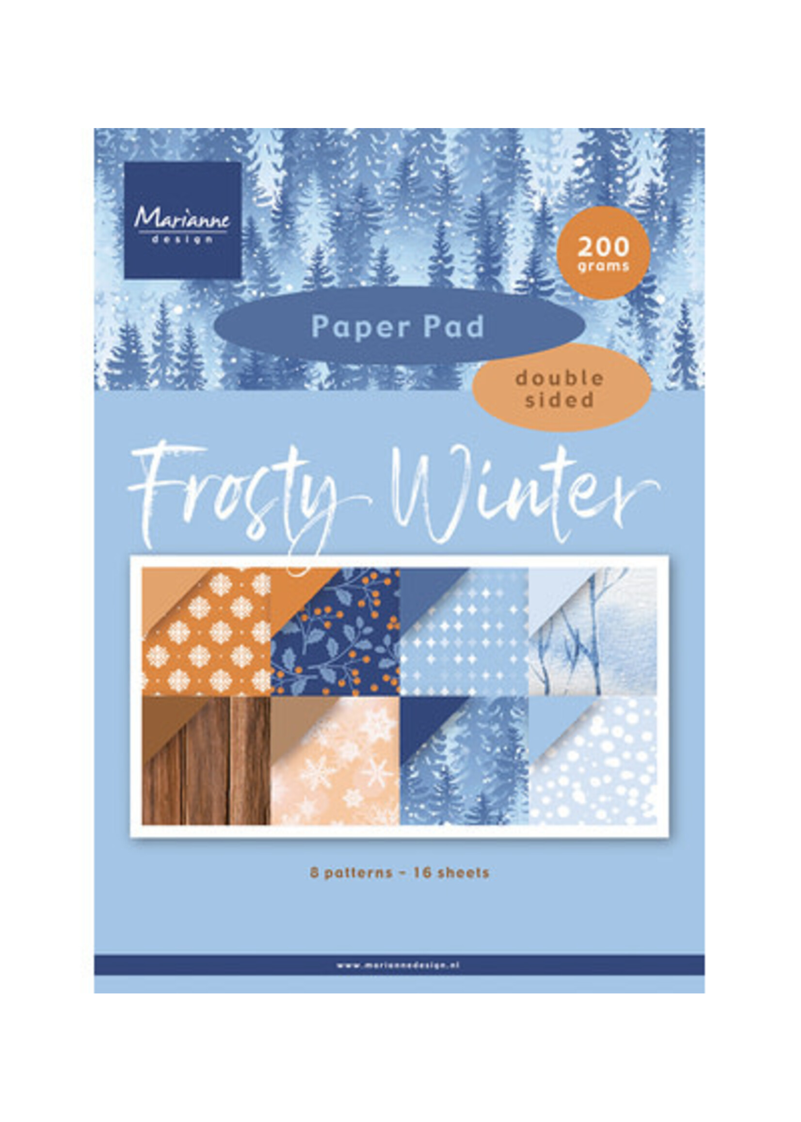 PK9226 - Papierblok – Frosty Winter A4