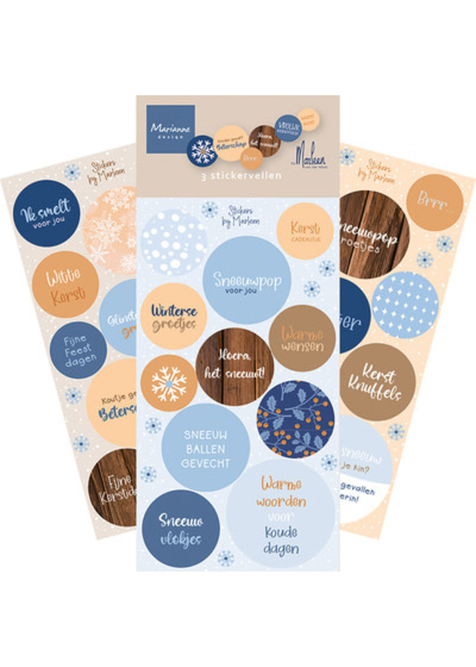 CA3234 - Stickers – Frosty Winter by Marleen
